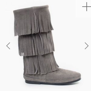 Minnetonka Fringe Boots